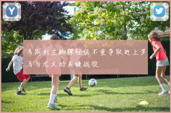 韦斯利左脚踝轻伤不重争取赶上罗马与尤文的关键战役